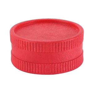 Molino de Hierbas Manual de Plástico Biodegradable AGG SG-04 Personalizado al por Mayor, de 2 Capas, 55x24mm, Redondo Clásico - Product Image 3