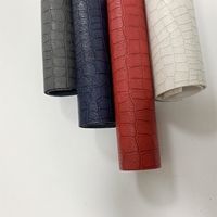 Tissu synthétique imprimé PU crocodile gaufré Designer cuir Rexine numérique pour sac à main chaussures décoration