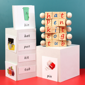 Venta al por mayor de <span class=keywords><strong>ortografía</strong></span> bloque sólido Juegos Juguetes promoción DIY significativa de niños cognitivo carta juguetes edu - Product Image 6