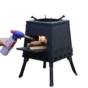 <span class=keywords><strong>Stufa</strong></span> Portatile da Campeggio Pieghevole <span class=keywords><strong>in</strong></span> Acciaio Inox a Legna per Viaggi all'Aperto e Riscaldamento Tenda - Product Image 5