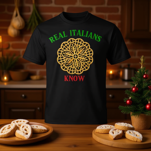 T-shirt Pizelle, gâteau de Noël italien, design amusant pour cadeau, pour les vrais Italiens - Product Image 3