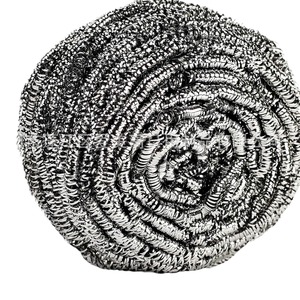 Stainless Steel Wool Pad 100g Round <b>Kitchen</b> Cleaning Scrub For Pot And Pan - Product Image 2