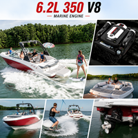 Moteur marin Mercury MerCruiser 6.2L 350 V8 350HP Bravo III Sterndrive, moteur hors-bord essence pour bateau de croisière