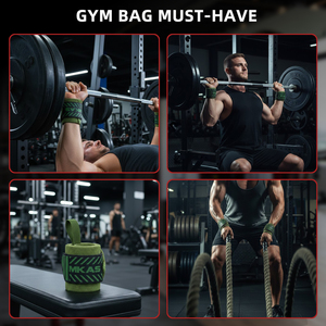 Attelle de poignet robuste MKAS pour haltérophilie, <span class=keywords><strong>accessoires</strong></span> de fitness, bandes de maintien de poignet réglables de qualité supérieure pour la musculation - Product Image 4