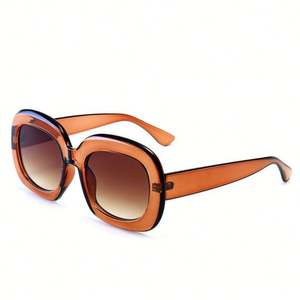 Lunettes de soleil ovales à monture PC pour hommes et femmes, avec logo personnalisé, vente en gros, nouvelle mode, mignonnes, protection UV400, couleur bonbon, pour hommes - Product Image 2