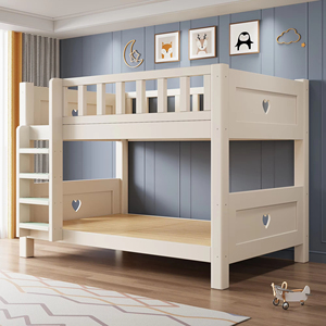 Modern White Storage Slide Safety Fence Sleeping Wooden Toddler <strong>Bed</strong> Kids Bunk <strong>Beds</strong> for Teenagers - Product Image 5