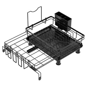 VIA Home Furnishings <b>Dish</b> Drain <b>Rack</b> Rectangle Large Capacity Detachable Cutlery Storage Kitchen Sink <b>Rack</b> - Product Image 5