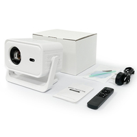 Projecteur intelligent 4K P21 d'usine OEM, Full HD 1080P, 400 ANSI, Android 14, mise au point automatique, courte focale, 5G, pour cinéma maison et extérieur, portable