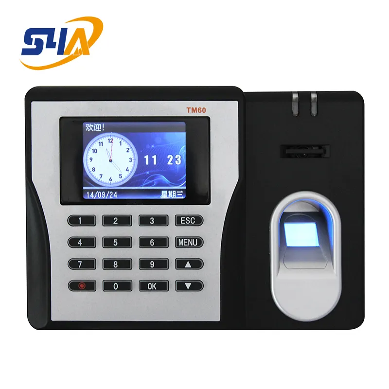 Biometric Fingerprint Password Attendance Machine Employee Checking-in Recorder Time Machine