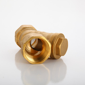 Válvula de filtro tipo Y de latón DN15 DN20 DN25 para sistemas de suministro de agua, drenaje y HVAC - Product Image 2