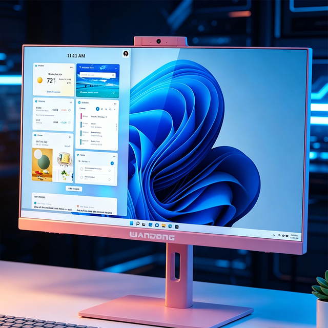 Ultra Slim 23.8" All-in-One PC Intel Core I5 10th 11th Gen Business Desktop Computer Monoblock Computadora Todo En Uno
