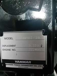 Ensemble moteur d'excavatrice 4TNV94 4TNV88 4TNV106 3TNV88 4 cylindres 4TNV98T Moteur diesel pour Yanmar 4TNV98 - Product Image 3