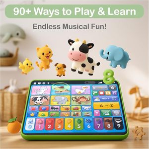 Mesa de Aprendizaje Inteligente para Niños con Más de 90 Funciones, Sonidos de Animales, Música y Alfabeto Interactivo, para Edades de 3 Meses a 6 Años - Product Image 1