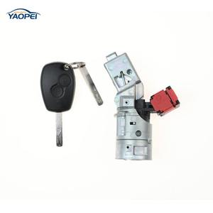 Interrupteur de démarreur de baril avec clés, pour Renault Master, <span class=keywords><strong>Clio</strong></span> Modus, commutateur de verrouillage de flamme, 100024724 8200214168, ap02 - Product Image 1