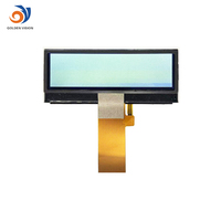 Modul LCD Goldenvision COG DFSTN 256*64 Port Serial Kustom LED Backlight Dot Matrix Kendaraan -30~+80 Suhu Operasi