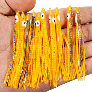 Lumineux pvc mixte swimbait gros topwater hunt house emballage 10 pcs ensemble appâts eau salée en plastique souple pêche calmar leurre - Product Image 6