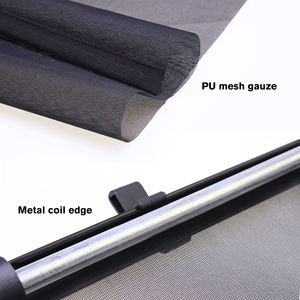 Rollo de malla de nailon de color negro superventas Universal, parasol en rollo para ventana Interior de coche - Product Image 6