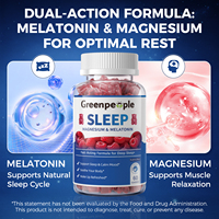 Gummies de sommeil personnalisées OEM et suppléments alimentaires au magnésium et à la mélatonine, extrait naturel de mélatonine pour le sommeil