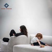 Couverture en chenille haut de gamme sectionnelle avec fauteuils pivotants canapés meubles de salon