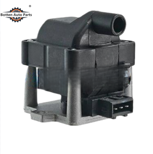 คอยล์จุดระเบิดแบบคู่ OEM 357905104 Bosch 0221601001 สำหรับ VW <span class=keywords><strong>Golf</strong></span> Mk2 <span class=keywords><strong>Mk3</strong></span> Audi 80 เครื่องยนต์ <span class=keywords><strong>1.6</strong></span> 1.8 8V ขายส่ง - Product Image 1
