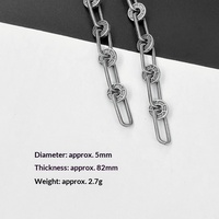 Bracelet à fermoir fileté personnalisé en titane plaqué cuivre et argent, style punk, pour homme, hip-hop, avec entretoise rayée