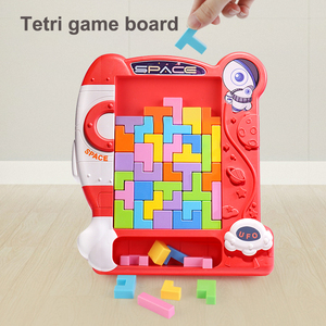 Giá rẻ Nga khối câu đố, phù hợp với Tangram ghép hình trẻ em não trêu ghẹo tetri trò chơi hội đồng quản trị - Product Image 4