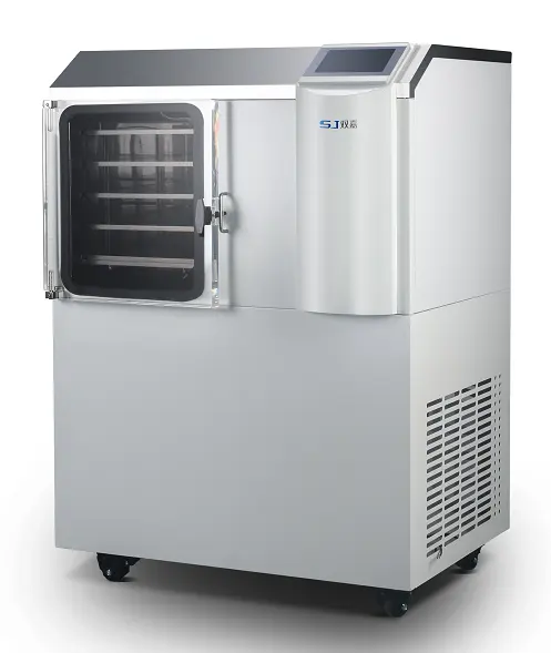 SJIA-5S freeze dryer pilot freeze dryer  shelve drying area 0.48 m