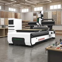 Máquina Router CNC de Alto Rendimiento para Procesamiento de Puertas de Gabinetes, Máquina para Fabricación de Muebles