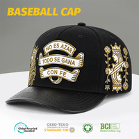 Casquettes Snapback 5 Panneaux à Visière Plate Ajustable Motif Roi Reine Qualité Supérieure Broderie Personnalisée Unisexe