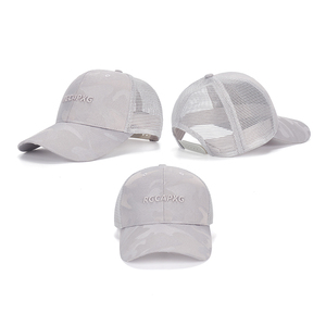 หมวกเบสบอลปักลายตาข่ายระบายอากาศหมวกแก๊ปกีฬาแฟชั่นสำหรับผู้หญิงและผู้ชายสำหรับฤดูร้อนปรับโลโก้ได้ - Product Image 4