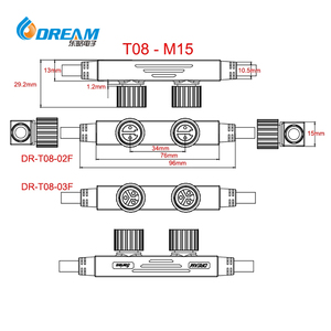 Conector Impermeable <span class=keywords><strong>en</strong></span> Forma de T de 3 Pines DTEAM D4i Ready para Alumbrado Público Inteligente y Postes Inteligentes 5G - Product Image 4