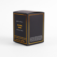 Boîte de papier carte blanche personnalisée de conception gratuite boîtes noires biodégradables d'estampage de feuille d'or pour l'emballage de cadeau cosmétique de soins de la peau