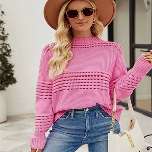 Großhandel Strick Short Section Knit Short Pullover Sweater Damen pullover für Herbst und Winter Custom Color - Product Image 5