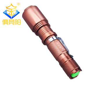 T6 ไฟฉาย LED แบบชาร์จไฟได้อลูมิเนียมอัลลอยด์หรี่แสงได้ 20000 ชั่วโมงกลางแจ้งแคมป์ปิ้งขี่กลางคืนป้องกันตัวเอง - Product Image 3