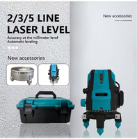 Niveau laser vert 3D industriel 360° automatique/manuel pour usage intérieur, ligne croisée 360° pour travaux intérieurs