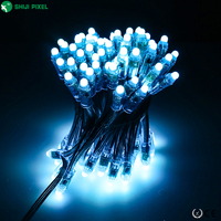 SHIJI - Decoración Navideña Impermeable para Exteriores, Luz LED Inteligente de 5 V, 12 V, 12 mm, Módulo de Píxeles WS2811 UCS1903, Luz LED RGB