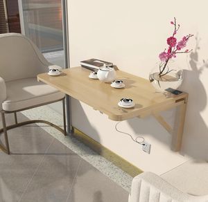 Wandmontierter Platzsparender Stahl-Klapptisch mit Halterung für Heimbüro-Computertische Anpassbare Größe & Farbe - Product Image 2