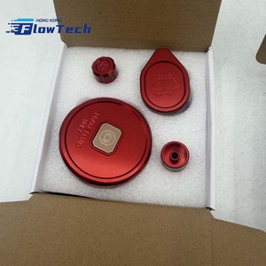 ชุดฝาครอบห้องเครื่องอะลูมิเนียมสำหรับ Honda Civic Type R FL5 & FL1 รุ่นที่ 11 ปี 2022+ – ฝาครอบน้ำหล่อเย็น, แอร์ และน้ำฉีดล้าง ชุด 3 ชิ้น แบบอะโนไดซ์ - Product Image 5