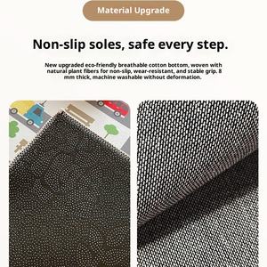 Alfombra de Estilo Japonés Moderno y Abstracto para Dormitorio o Sala de Estar, Silenciosa, con Base de TPR, 10 mm de Grosor, Antideslizante, Resistente <span class=keywords><strong>a</strong></span> la Suciedad, Hecha <span class=keywords><strong>a</strong></span> Máquina - Product Image 4