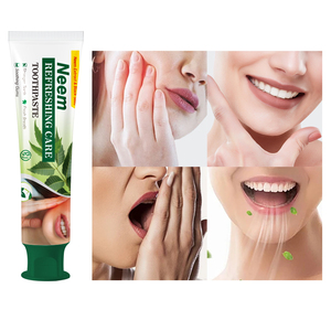 Pasta Dental de Neem de Marca Blanca con Aceite de Menta Negra para Aliento Fresco y Dientes Más Fuertes, Fabricante de Pasta Dental Herbal Oral para Eliminar la Sarro - Product Image 6