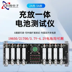 BT8CHN0203 Testeur de capacité de batterie 8 canaux, chargeur-déchargeur, testeur de charge électronique indépendant, test externe L1086 - Product Image 5