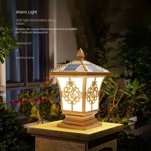 เสาไฟโลหะสำหรับสวนกลางแจ้ง LED แรงดันไฟฟ้าต่ำดีไซน์แบบทันสมัยกันน้ำ - Product Image 3