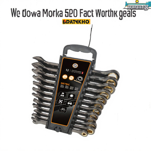 In-stock 12-piece Stainless Steel Fixed-head Ratchet <strong>Wrench</strong> <strong>Set</strong> 72 Teeth 350 NM Max Torque Includes Plastic Holder 8-19mm <strong>Wrench</strong> - Product Image 3