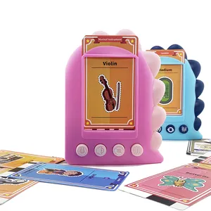 Plastic Coated Educational Toy Talking Flash Card Concentration And Memory Matching Game For Kids