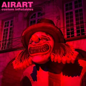 Tête de <span class=keywords><strong>clown</strong></span> gonflable de décoration de barre, <span class=keywords><strong>clown</strong></span> gonflable d'Halloween de décoration de bâtiment pour la construction - Product Image 5