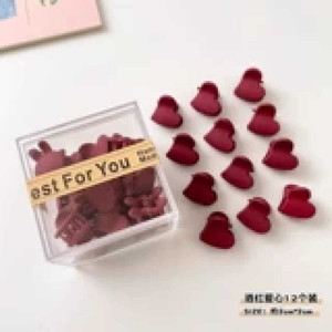 Fermagli per Capelli Vintage in Resina con Perline, Accessori di Moda per Bambine e Donne, 5cm - Product Image 1