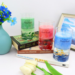 Vela Aromática <span class=keywords><strong>de</strong></span> Cera en Gel Ecológica <span class=keywords><strong>de</strong></span> Alta Calidad, <span class=keywords><strong>Serie</strong></span> Bebidas, Decoración para el Hogar, Venta al por Mayor Directa <span class=keywords><strong>de</strong></span> Fábrica - Product Image 1