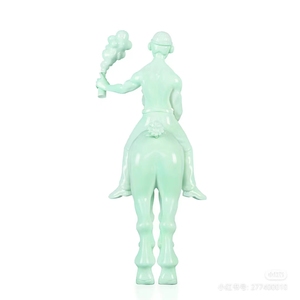 Designer De Alta Qualidade Green Horse Artist Made Collectible Resina Figura Toy Anime Resina Action Figure - Product Image 3