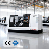 Pusat Pemesinan Logam Mesin Bubut CNC Tugas Berat Spindel Tunggal TCK70-1000 Pemasok Rusia Pabrik Shandong Tengzhou Cina