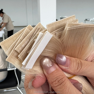Extensiones de Cabello Invisible Weft, Cabello Virgen Remy sin Procesar, Envío Rápido, Ondulado, Invisible, Genius Tape - Product Image 1